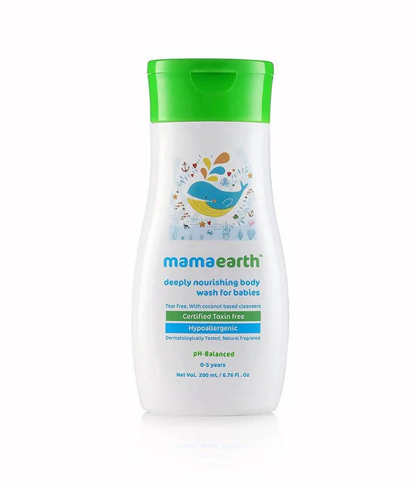 Mamaearth Daily Moisturizing Lotion & Mamaearth Deeply Nourishing Baby Wash For Babies