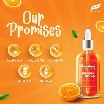 Himalaya Brightening Vitamin C Orange Face Serum - 30 ml