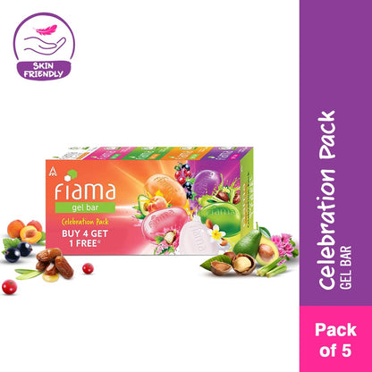 FIAMA Gel bar Celebration Pack  (5 x 125 g)
