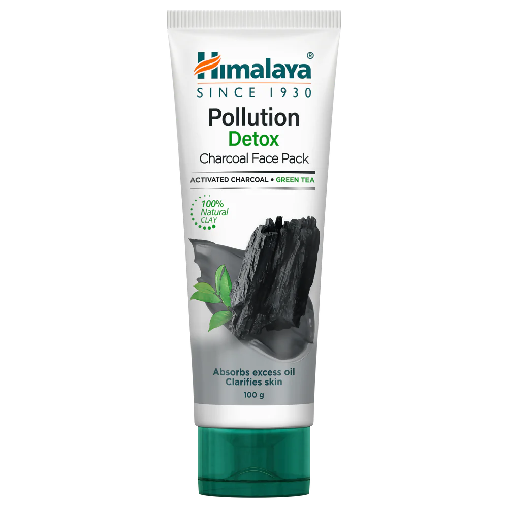 Himalaya Herbals Pollution Detox Charcoal Face Pack -50 gm