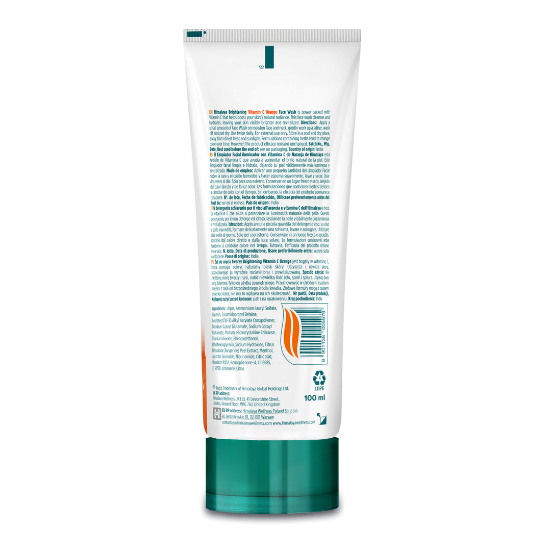 Himalaya Herbals Brightening Vitamin C Orange Face Wash