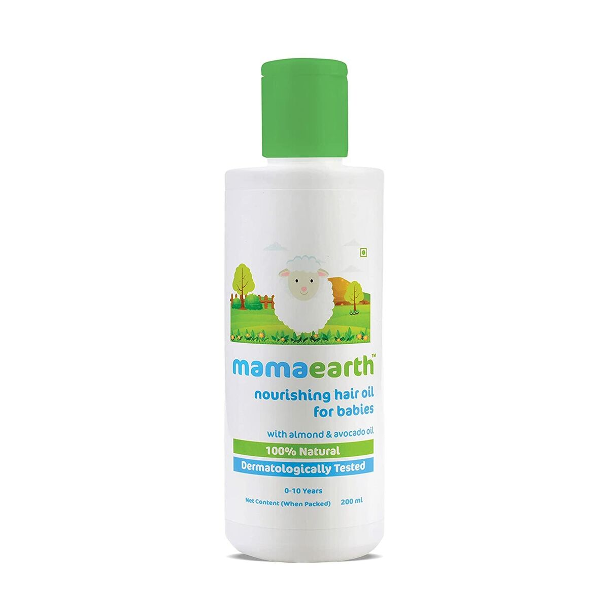 Mamaearth 100% Natural Nourishing Baby Hair Oil With Almond & Avocado Oil 200 ml