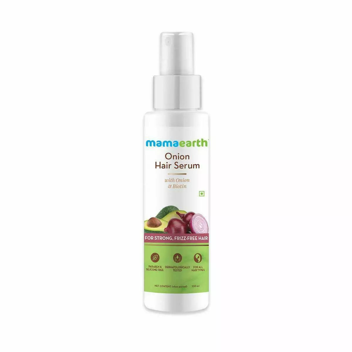 Mamaearth Onion Hair Serum With Onion & Biotin For Strong & Friz Free Hair 100ml