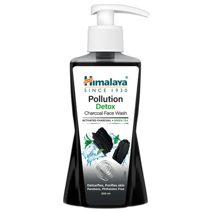 Himalaya Herbals Pollution Detox Charcoal Face Wash -50 ml