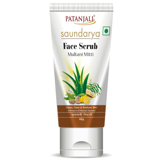 Patanjali Saundarya Multani Mitti Face Scrub - 60 gm