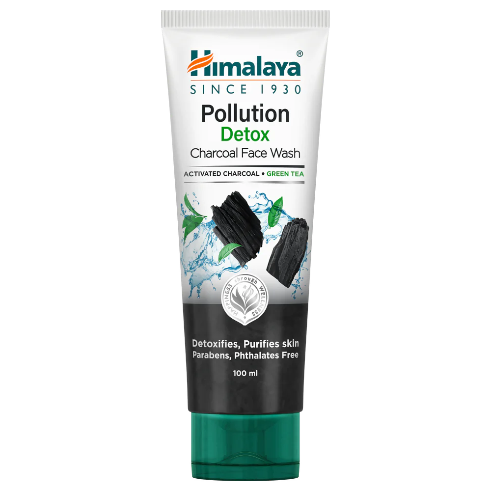 Himalaya Herbals Pollution Detox Charcoal Face Wash -50 ml