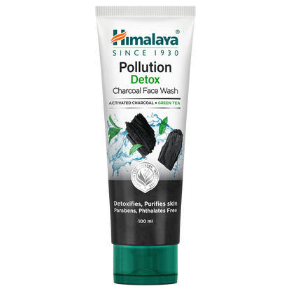 Himalaya Herbals Pollution Detox Charcoal Face Wash -50 ml