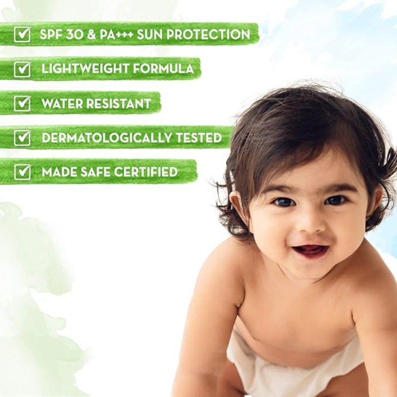 Mamaearth Milky Soft Mineral Based Sunscreen SPF 30 & PA+++ With Oats - 80g