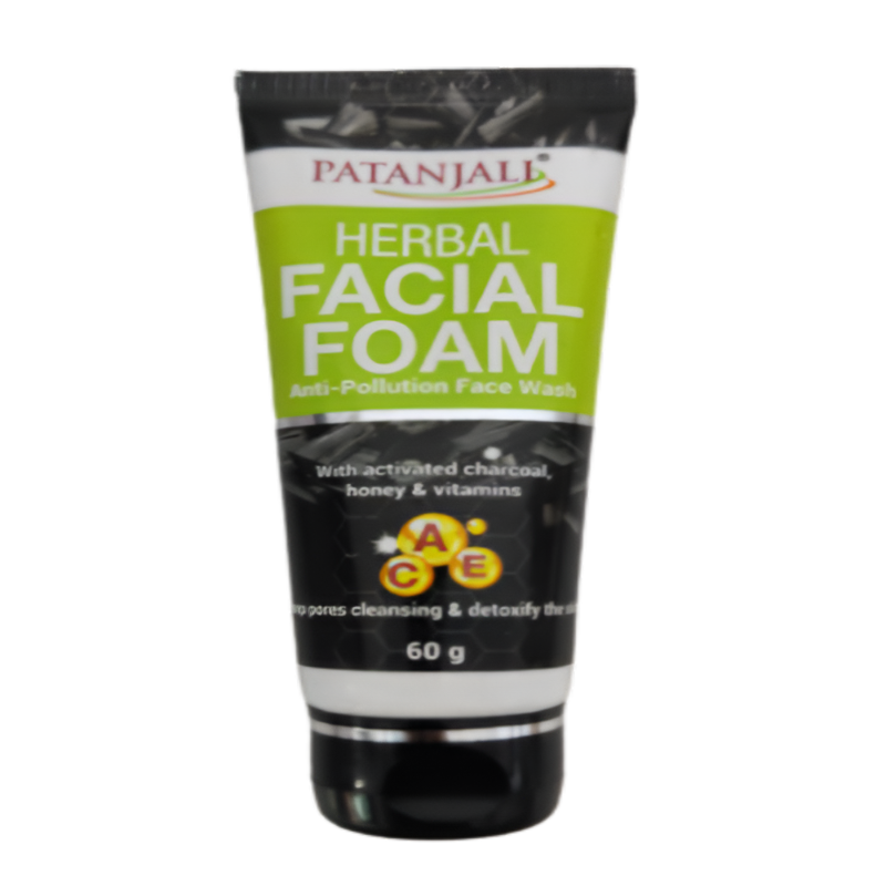 Patanjali Herbal Facial Foam (60 gm)