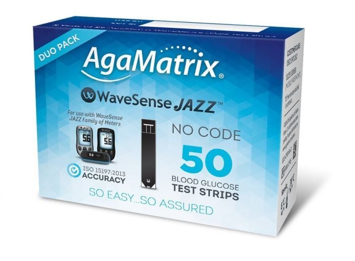 AgaMatrix WaveSense Jazz Duo - 50 Test Strips