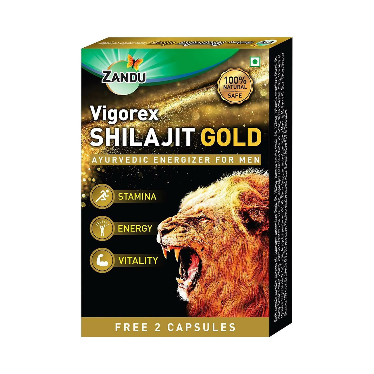 Zandu Vigorex Sj Gold Capsules -12 caps