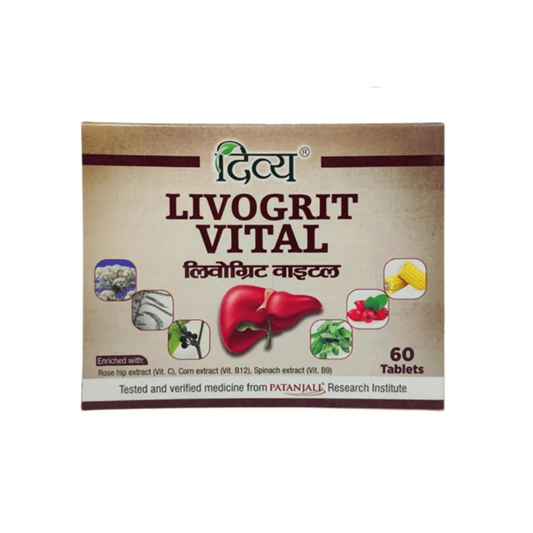 Patanjali Divya Livogrit Vital Tablets -60 tabs