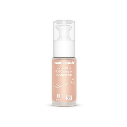 Mamaearth Hydra-Glow Full Coverage Foundation With Vitamin C & Turmeric - Ivory Glow