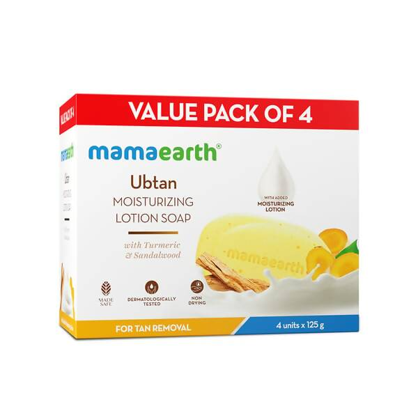 Mamaearth Ubtan Moisturizer Lotion & Soap – Natural Glow and Hydration for All Skin Types