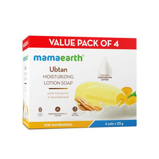 Mamaearth Ubtan Moisturizer Lotion & Soap – Natural Glow and Hydration for All Skin Types