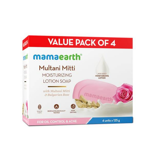 Mamaearth Multani Mitti Moisturizer Lotion & Soap – Natural Skin