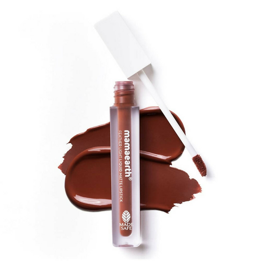 Mamaearth Feather Light Liquid Matte Lipstick - Nude Tea