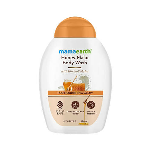 Mamaearth Honey Malai Body Wash for Nourishing Glow