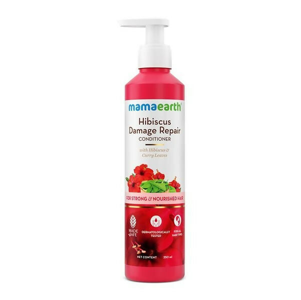 Mamaearth Hibiscus Damage Repair Conditioner With Hibiscus & Curry Leaves -250 ml