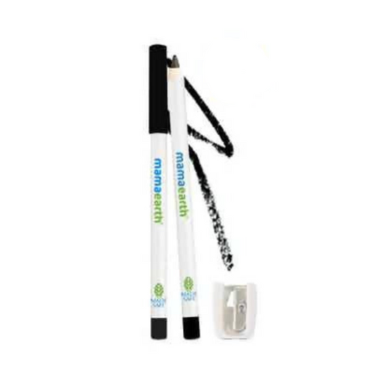 Mamaearth Charcoal Black Long Stay Kohl With Sharpener