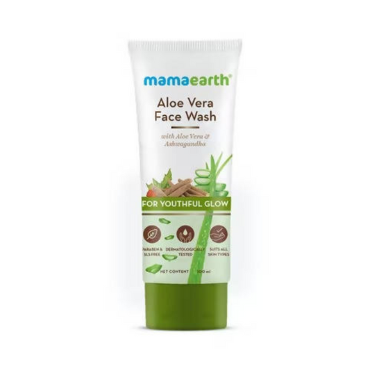 Mamaearth Aloe Vera Face Wash For Youthful Glow