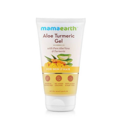 Mamaearth Aloe Turmeric Gel For Skin & Hair