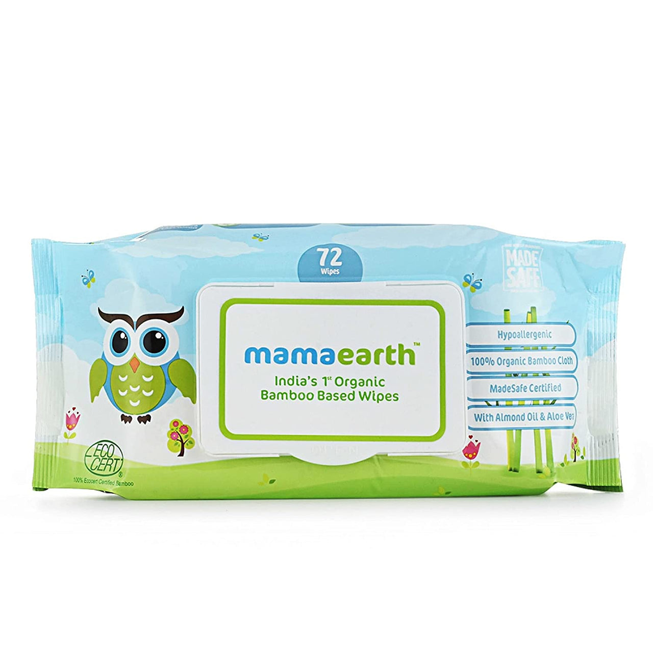 Mamaearth India's 1st Organic Bamboo Based Wipes