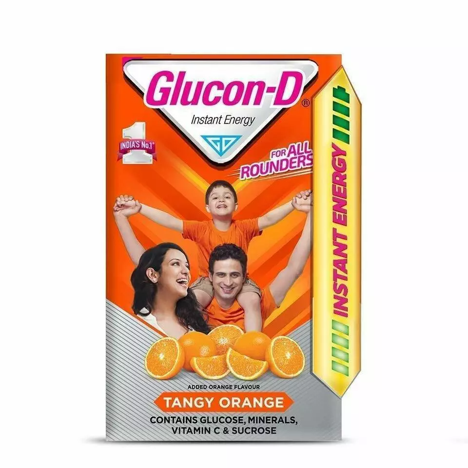 Glucon-D Instant Energy Powder Regular, Orange, Lime 100g