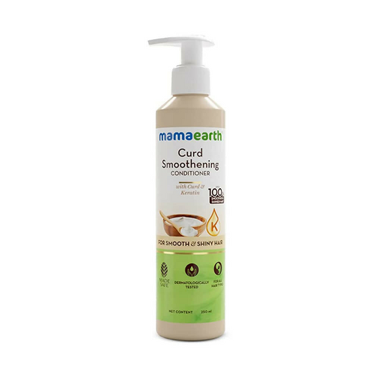 Mamaearth Curd Smoothening Conditioner for Smooth & Shiny Hair -250 ml