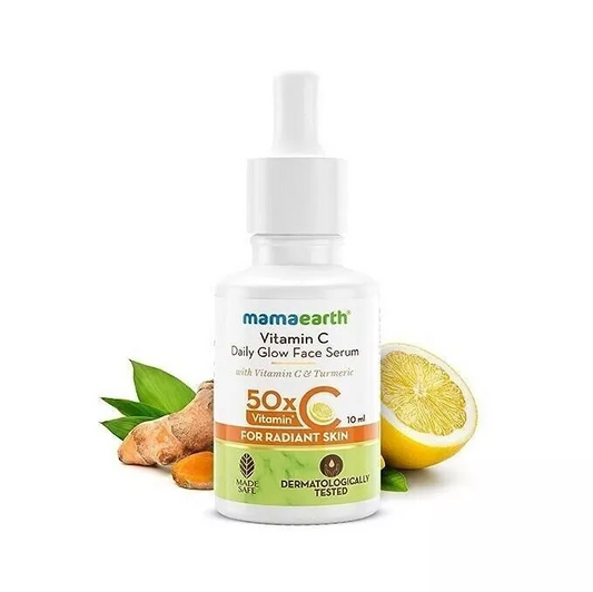 Mamaearth Vitamin C Daily Glow Face Serum for Men & Women 50X Vitamin C, 30ml