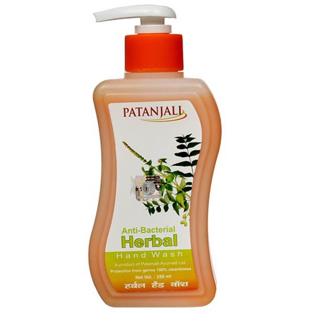 Patanjali Herbal Anti Bacterial Hand Wash  -200 ml -250 ml