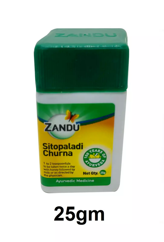 Zandu Sitopaladi 25g Churna Ayurveda Ayurvedic Herbal Formula