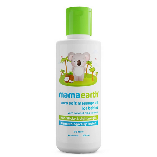 Mamaearth Coco Soft Massage Oil for Babies -200 ml