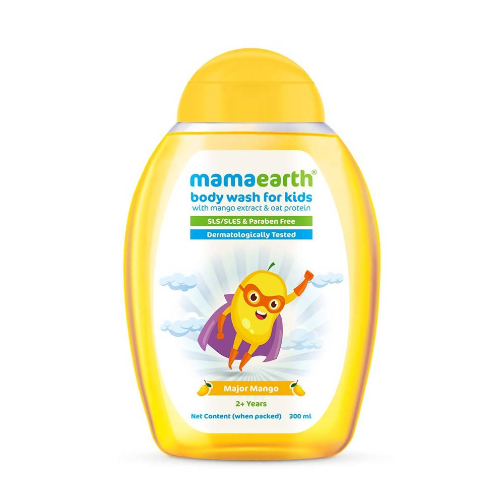 Mamaearth Major Mango Body Wash For Kids with Mango & Oat Protein -300 ml