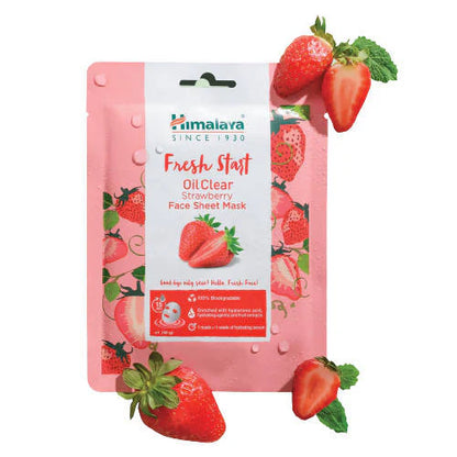 Himalaya Fresh Start Oil Clear Strawberry Face Sheet Mask