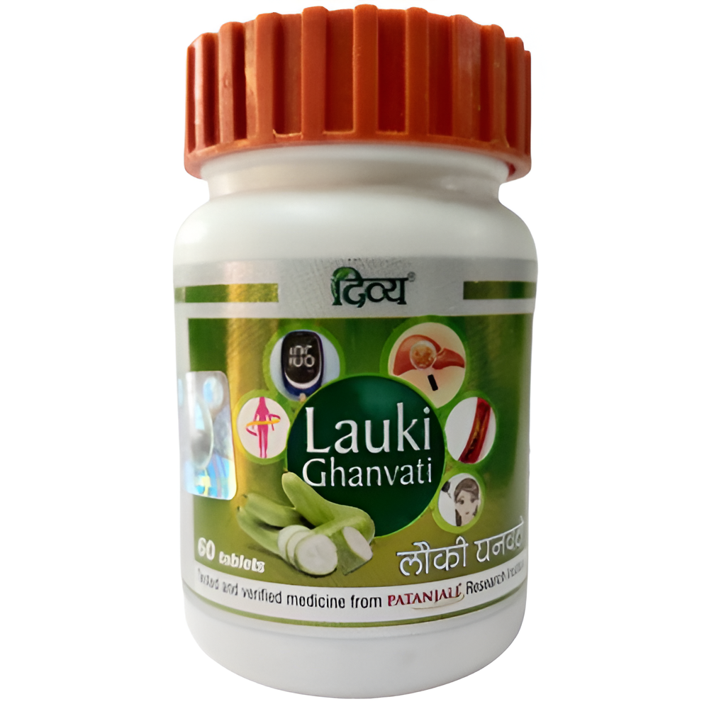 Patanjali Divya Lauki Ghanvati Tablets -60 tabs