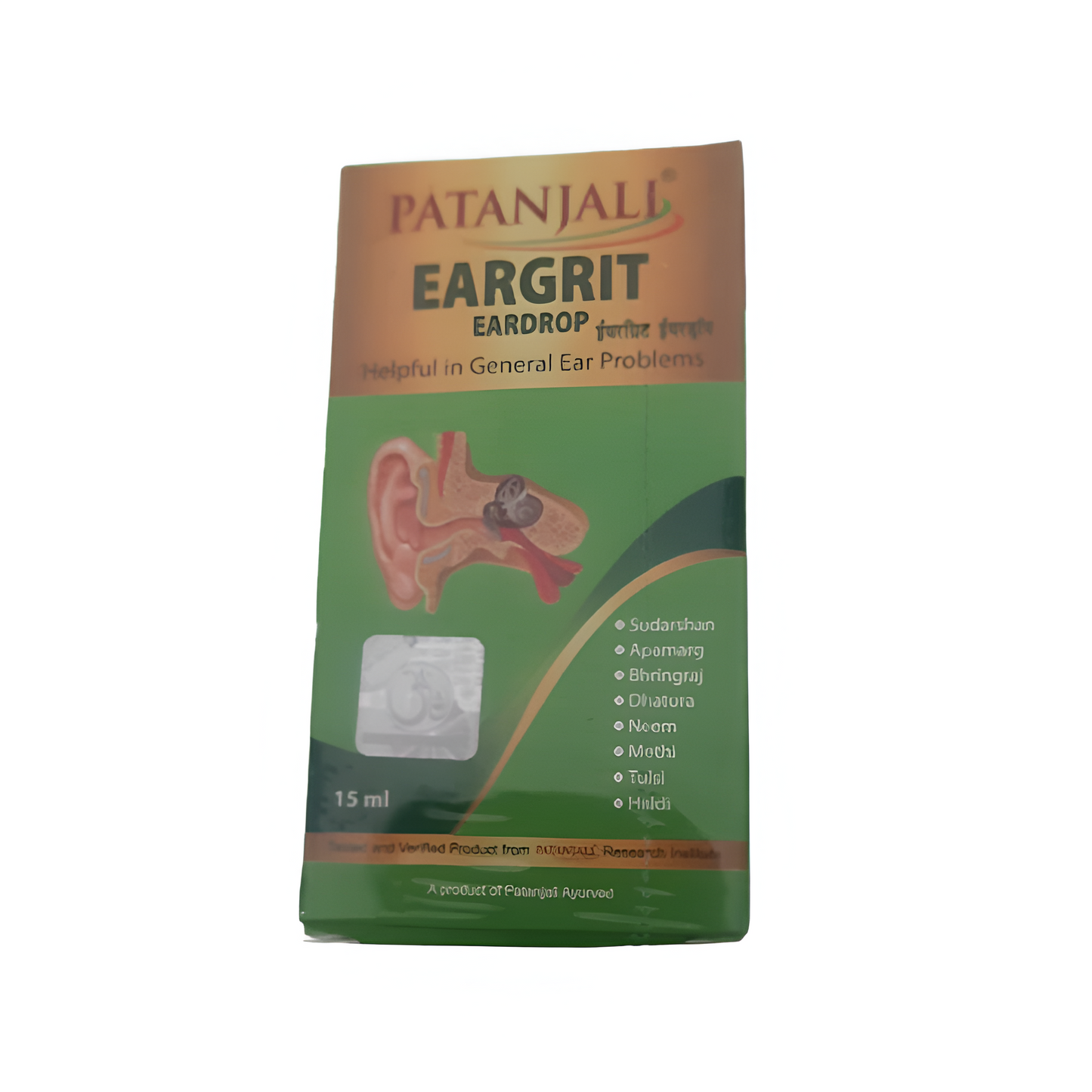 Patanjali Eargrit Ear Drops -15 ml