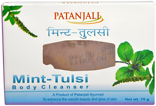 Patanjali Mint - Tulsi Body Cleanser Soap 75GM