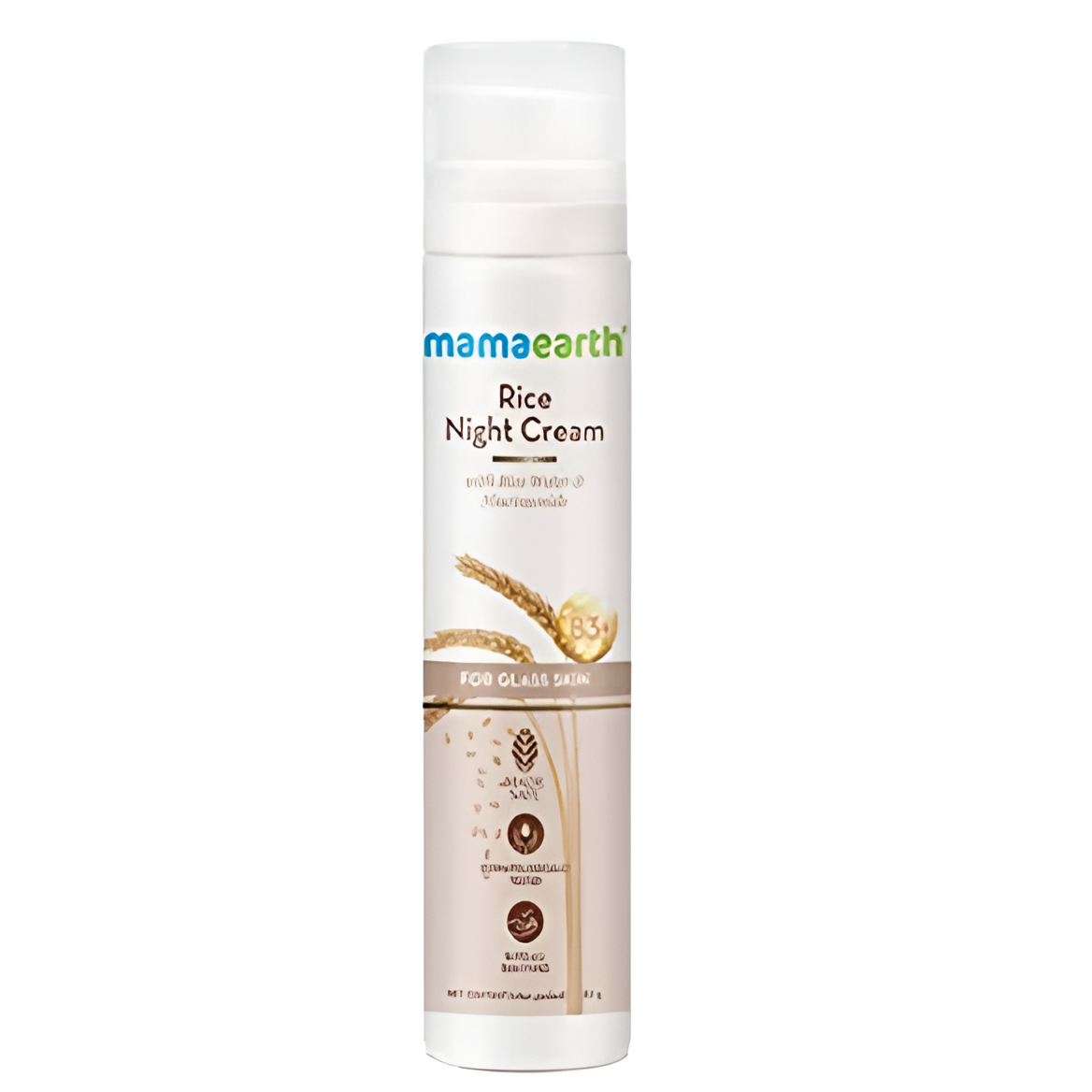 Mamaearth Rice Night Cream With Rice Water