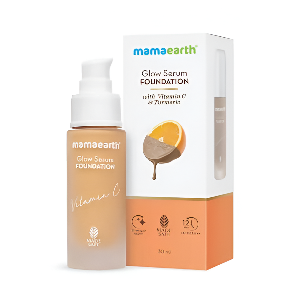 Mamaearth Glow Serum Foundation-Nude Glow