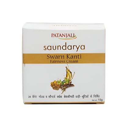 Patanjali Saundarya Swarna Kanti Fairness Cream - 15 gm - 50 gm