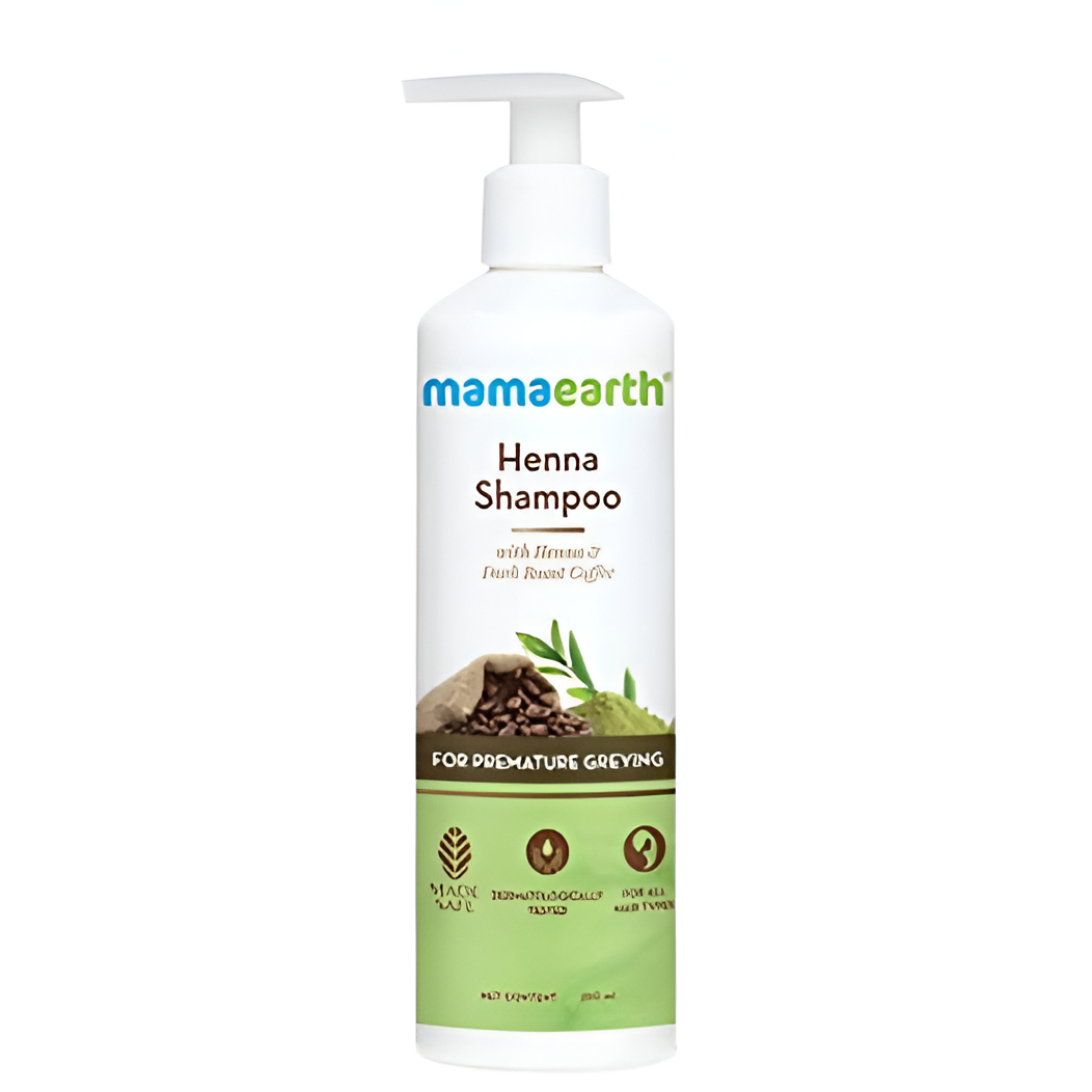 Mamaearth Henna Shampoo For Premature Greying -250 ml