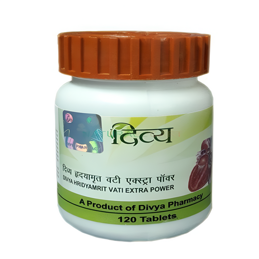 Patanjali Divya Hridyamrit Vati Extra Power -40 tabs - 120 tabs