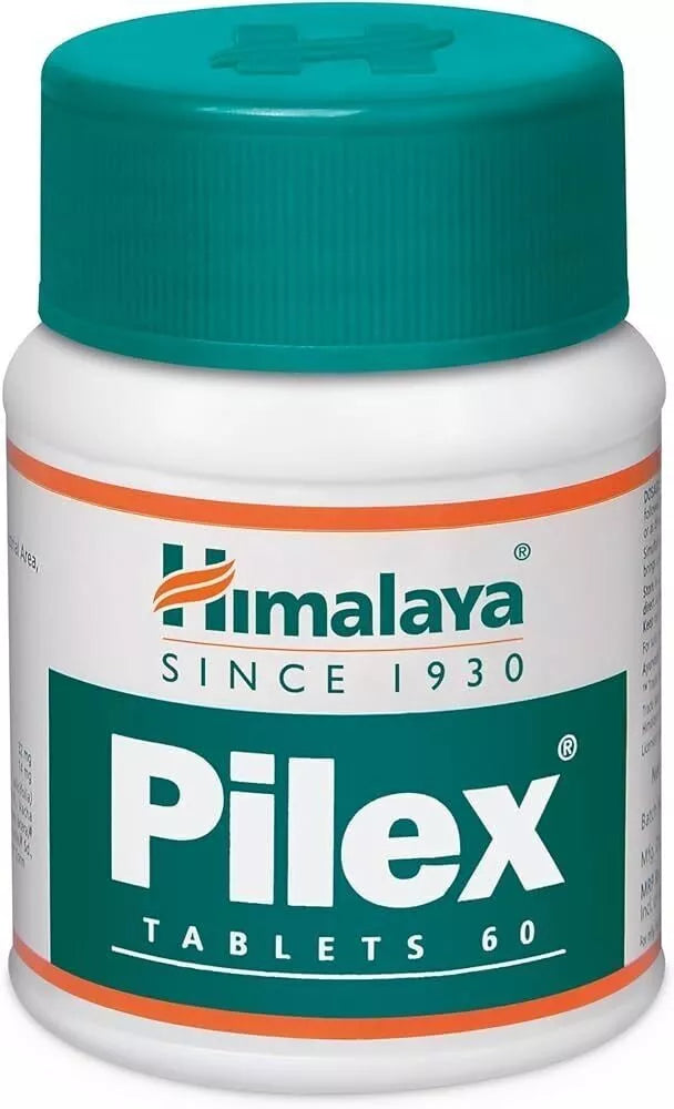 Himalaya Herbal Healthcare Pilex Tablets - 60 Count