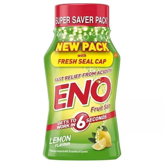 1 X 100g Eno Powder Lemon powder fast-relief action stomach discomfor acidity