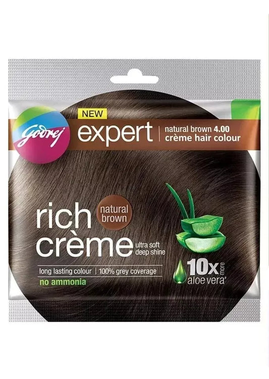 Godrej Expert Rich Creme Hair Color (Pack of 4)